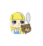 リリーとクマのタロー（個別スタンプ：21）