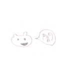 ノートに落書きしたやつのスタンプ（個別スタンプ：1）