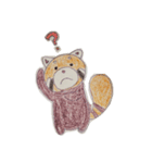 ぜつめつきぐしゅ レッサーパンダ（個別スタンプ：7）