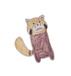 ぜつめつきぐしゅ レッサーパンダ（個別スタンプ：8）