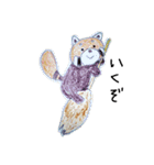 ぜつめつきぐしゅ レッサーパンダ（個別スタンプ：9）