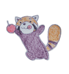 ぜつめつきぐしゅ レッサーパンダ（個別スタンプ：21）