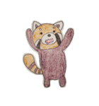 ぜつめつきぐしゅ レッサーパンダ（個別スタンプ：24）