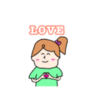 【日常会話】表情豊かな女の子（個別スタンプ：3）