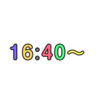 時間  10分ごと  2（個別スタンプ：7）