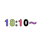 時間  10分ごと  2（個別スタンプ：16）