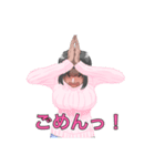 褐色っ娘 ふうかちゃん（個別スタンプ：5）