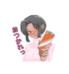 褐色っ娘 ふうかちゃん（個別スタンプ：6）