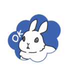 うさぎさんの日常 :)（個別スタンプ：1）