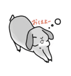 うさぎさんの日常 :)（個別スタンプ：5）