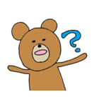 くまおくんは大学生（個別スタンプ：10）