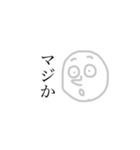ちょっとアホな顔（個別スタンプ：4）