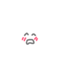 ふわふわした人（個別スタンプ：1）