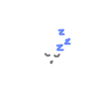 ふわふわした人（個別スタンプ：8）