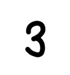 手書きアルファベット＆数字（個別スタンプ：29）