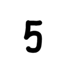 手書きアルファベット＆数字（個別スタンプ：31）