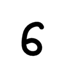 手書きアルファベット＆数字（個別スタンプ：32）