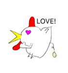 キモかわニワトリこっこちゃん（個別スタンプ：22）
