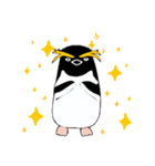 イワトビペンギンの武士語スタンプ（個別スタンプ：3）