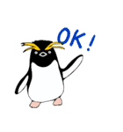 イワトビペンギンの武士語スタンプ（個別スタンプ：4）