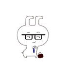 頑張るお仕事うさぎ（個別スタンプ：14）