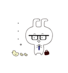頑張るお仕事うさぎ（個別スタンプ：20）
