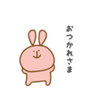 毎日使える！38のキュートなうさはちさん（個別スタンプ：5）