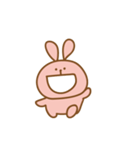 毎日使える！38のキュートなうさはちさん（個別スタンプ：6）