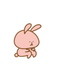 毎日使える！38のキュートなうさはちさん（個別スタンプ：17）