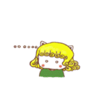 天然パーマ 女の子Mia（個別スタンプ：8）