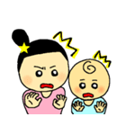 子育てママと赤ちゃんあるある（個別スタンプ：4）