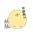 目つきの悪いひよこ（個別スタンプ：6）