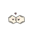 もちもちベンゼン環（個別スタンプ：1）