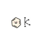 もちもちベンゼン環（個別スタンプ：8）