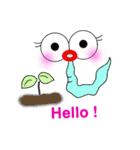Happy(English version)（個別スタンプ：3）