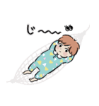 かわいい坊やと時々にゃんこ（個別スタンプ：9）