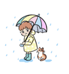 かわいい坊やと時々にゃんこ（個別スタンプ：11）