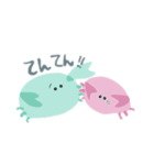 かにちゃんかっぷるスタンプ（個別スタンプ：12）