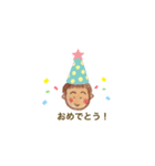 やすおの色鉛筆スタンプです 5 。（個別スタンプ：7）
