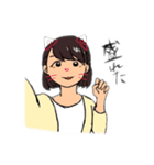 少し病んでるさおりちゃんと愉快な仲間たち（個別スタンプ：7）