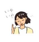 少し病んでるさおりちゃんと愉快な仲間たち（個別スタンプ：10）