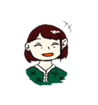 少し病んでるさおりちゃんと愉快な仲間たち（個別スタンプ：15）