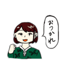 少し病んでるさおりちゃんと愉快な仲間たち（個別スタンプ：16）