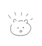 くまのかお（個別スタンプ：9）