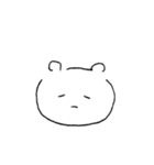 くまのかお（個別スタンプ：10）