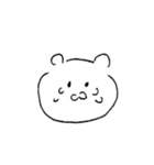 くまのかお（個別スタンプ：11）