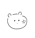 くまのかお（個別スタンプ：12）