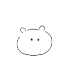 くまのかお（個別スタンプ：14）
