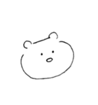 くまのかお（個別スタンプ：16）