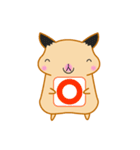 キンクマハムスターみるく日常会話スタンプ（個別スタンプ：6）